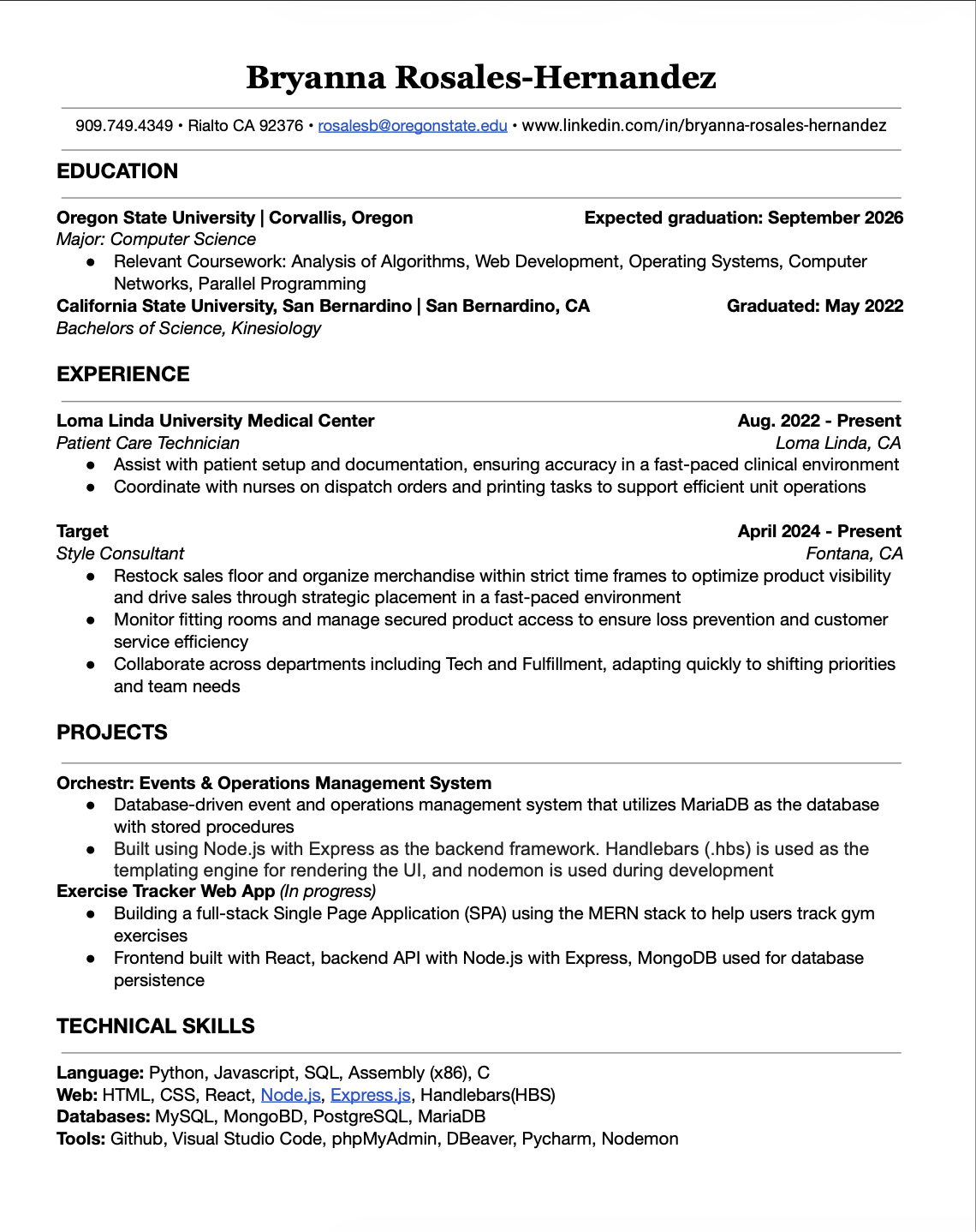 Resume